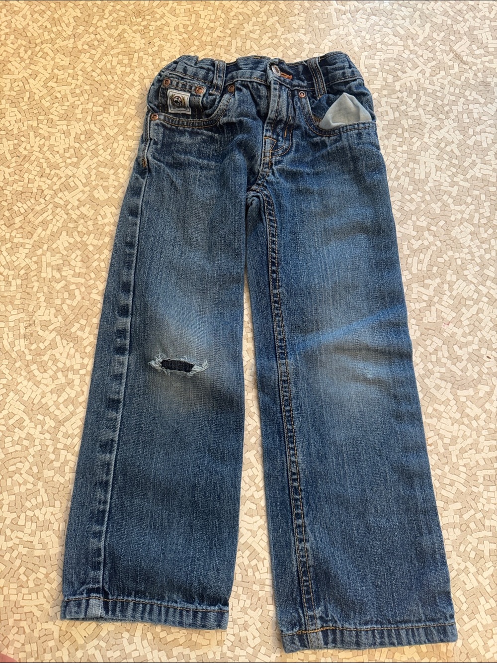 Cinch Boys Blue Distressed Jeans